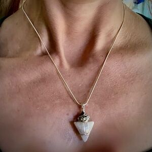 Artisan Moonstone Pendant Necklace